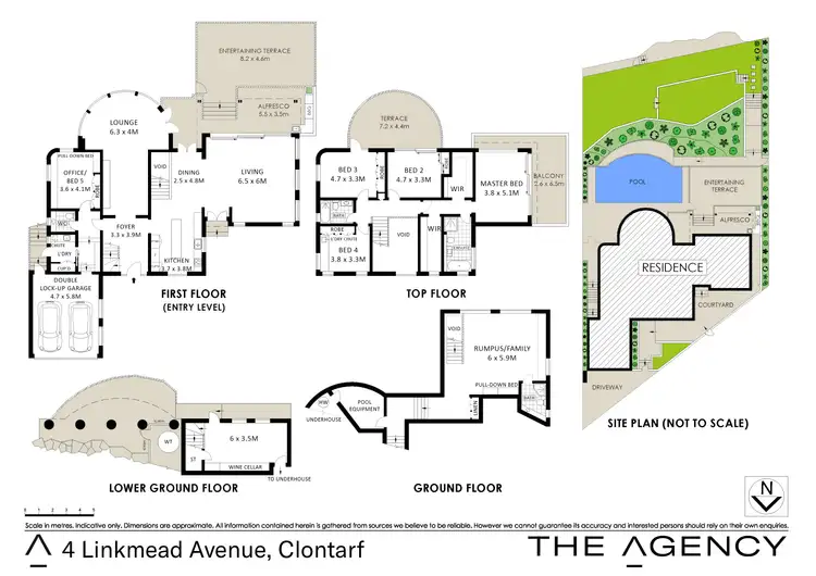 Floorplan of Homely house listing, 4 Linkmead Avenue, Clontarf NSW 2093