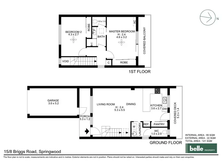 Floorplan of Homely house listing, 15/8 Briggs Road, Springwood QLD 4127