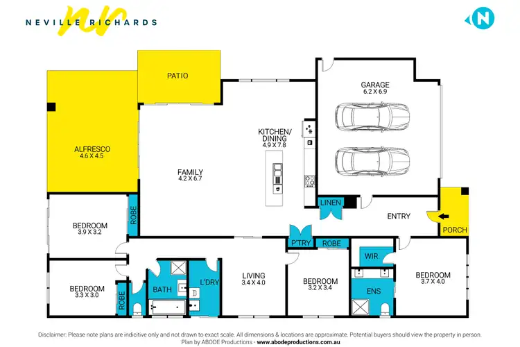 Floorplan of Homely house listing, 145 Stevens Street, Portarlington VIC 3223