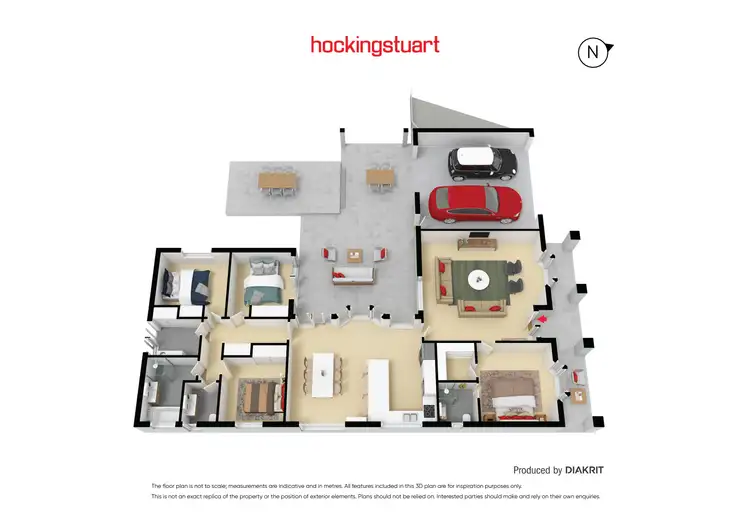 Floorplan of Homely house listing, 4 Alpha Close, Hampton Park VIC 3976