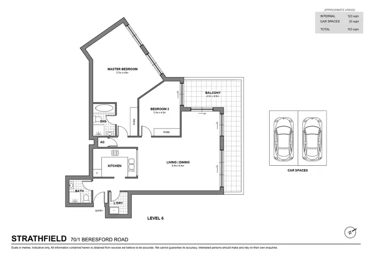 Floorplan of Homely apartment listing, 70/1-3 Beresford Road, Strathfield NSW 2135