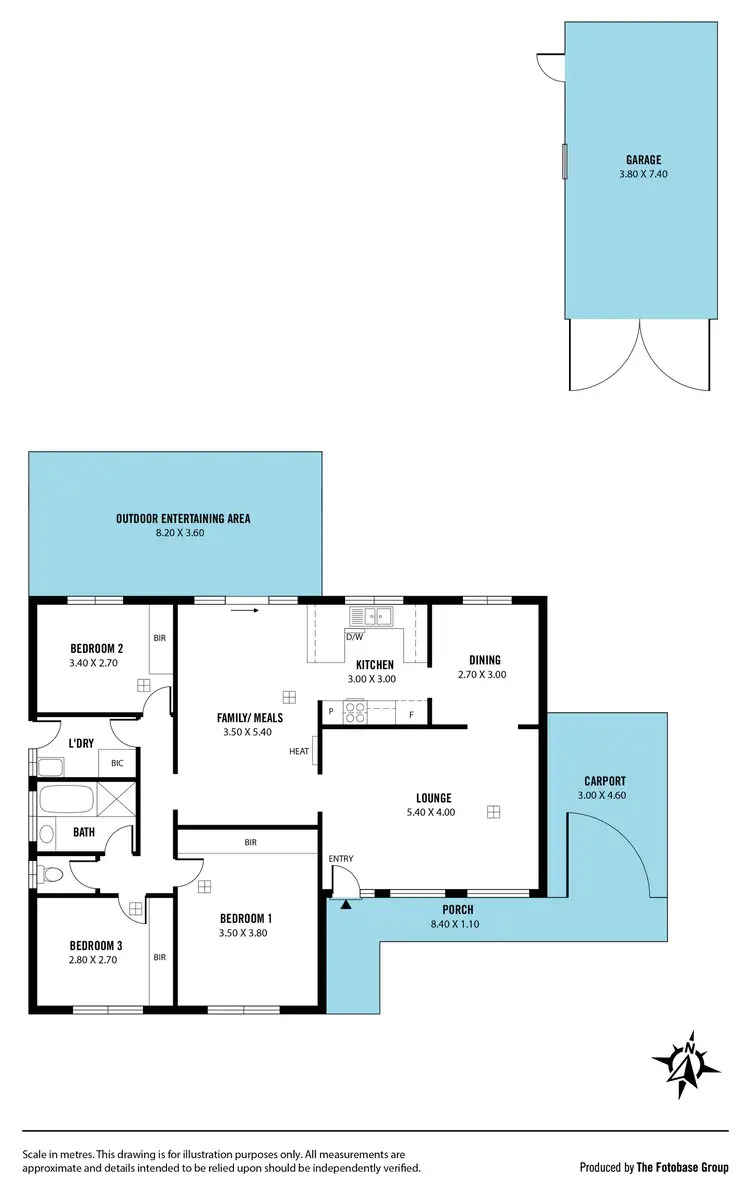 Floorplan of Homely house listing, 6 Chifley Crescent, Trott Park SA 5158