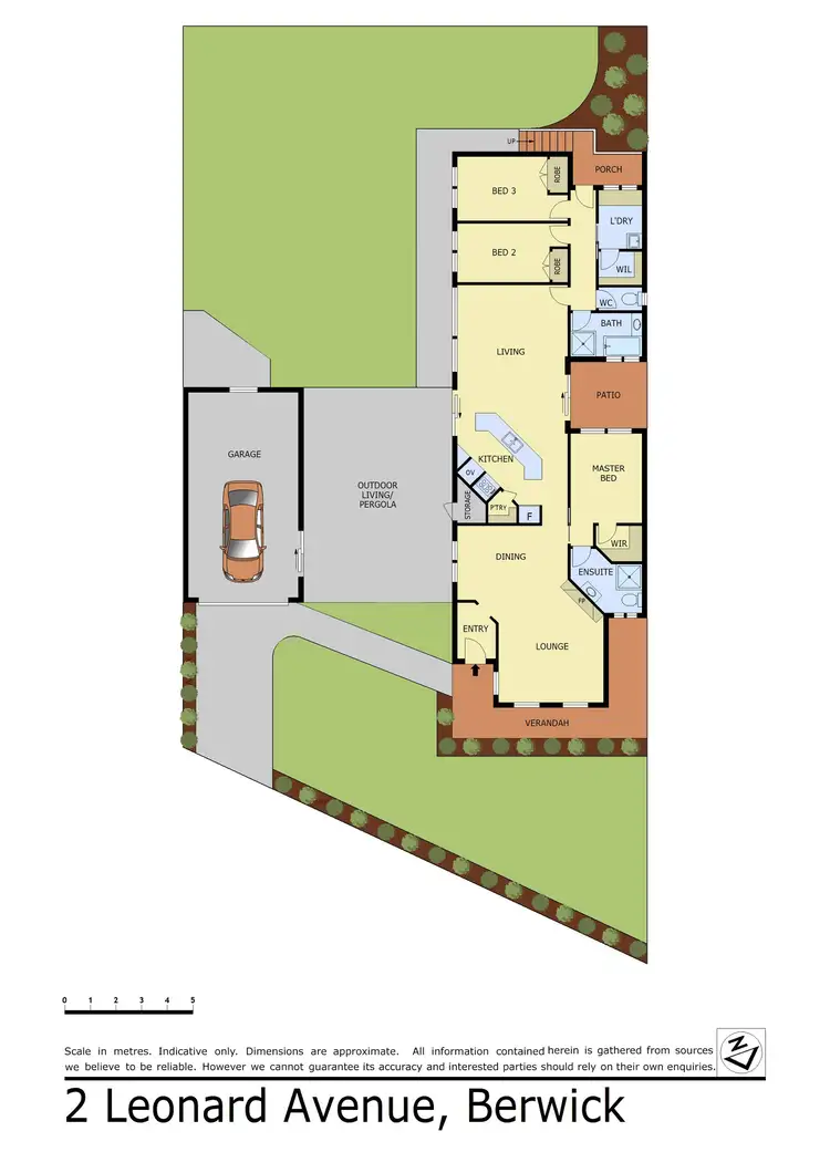 Floorplan of Homely house listing, 2 Leonard Avenue, Berwick VIC 3806