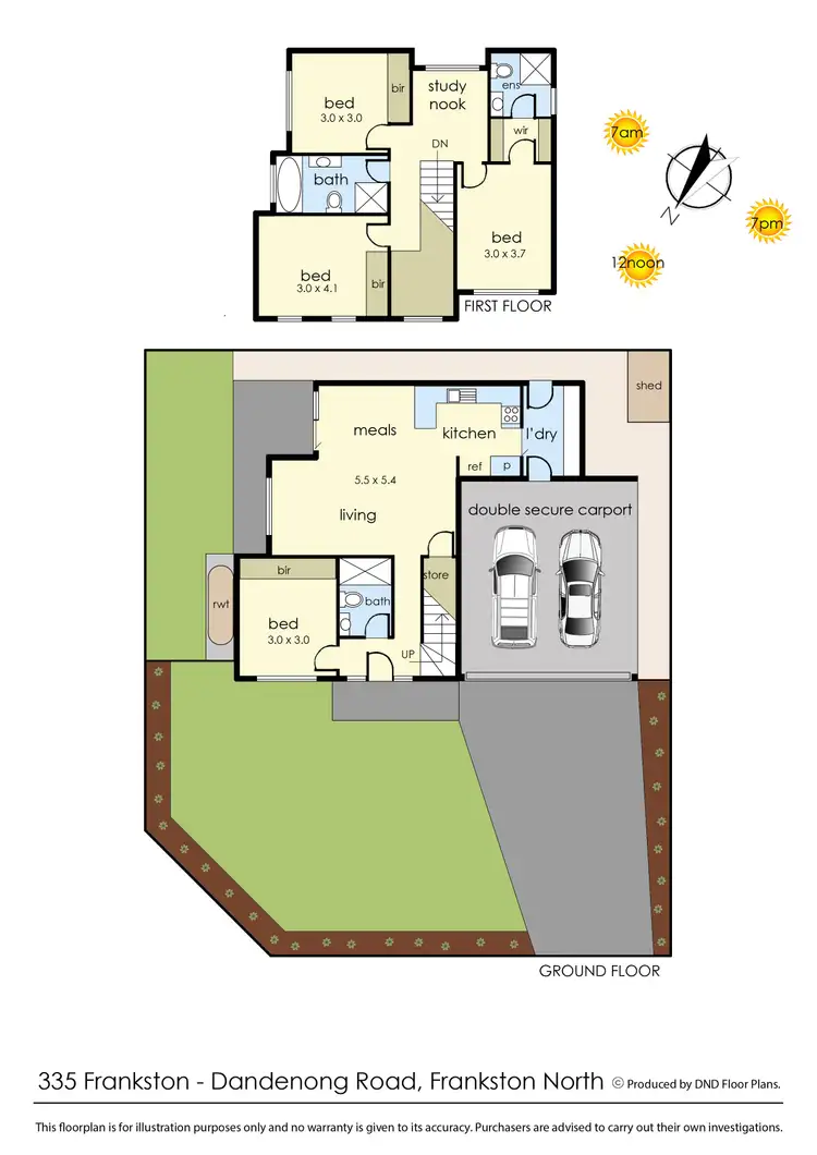 Floorplan of Homely house listing, 335 Frankston Dandenong Road, Frankston North VIC 3200