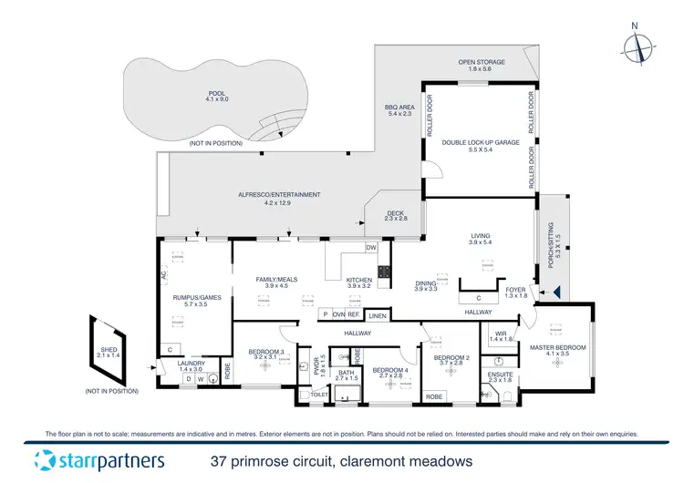 Floorplan of Homely house listing, 37 Primrose Circuit, Claremont Meadows NSW 2747
