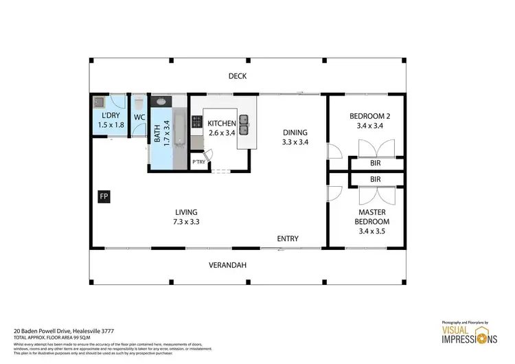 Floorplan of Homely house listing, 20 Baden Powell Drive, Healesville VIC 3777