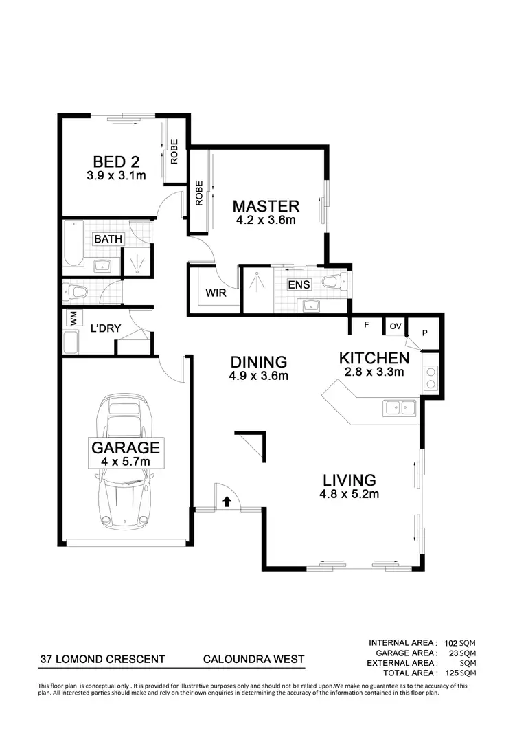 Floorplan of Homely unit listing, 20/37 Lomond Crescent, Caloundra West QLD 4551