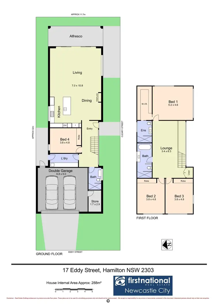 Floorplan of Homely house listing, 17 Eddy Street, Hamilton NSW 2303