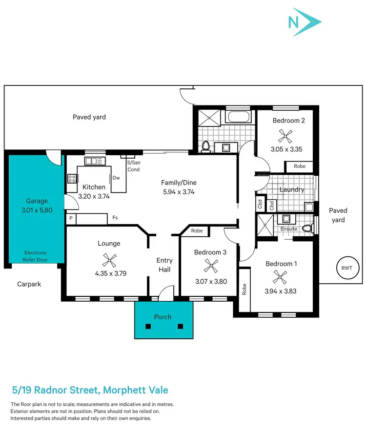 Floorplan of Homely house listing, 5/19 Radnor Street, Morphett Vale SA 5162