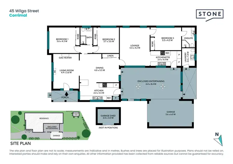 Floorplan of Homely house listing, 45 Wilga Street, Corrimal NSW 2518