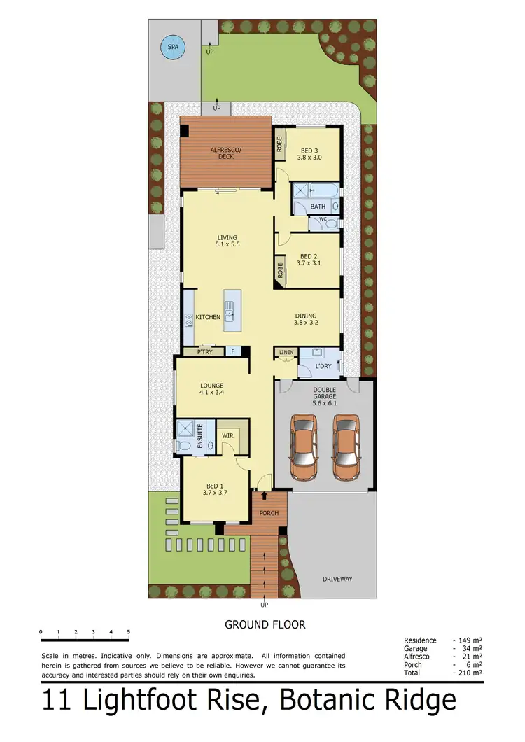 Floorplan of Homely house listing, 11 Lightfoot Rise, Botanic Ridge VIC 3977