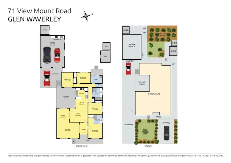 Floorplan of Homely house listing, 71 View Mount Road, Glen Waverley VIC 3150