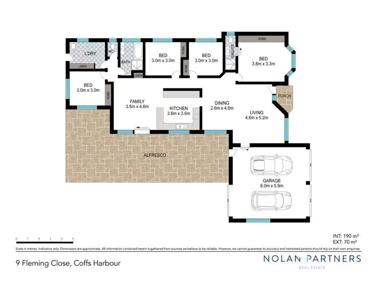 Floorplan of Homely house listing, 9 Fleming Close, Coffs Harbour NSW 2450