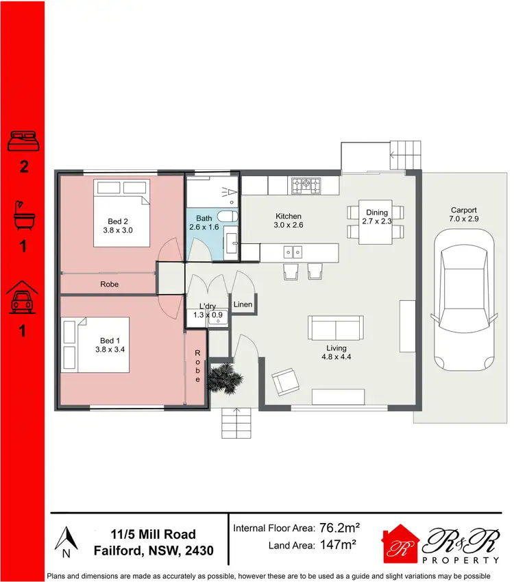 Floorplan of Homely villa listing, 11/5 Mill Road, Failford NSW 2430