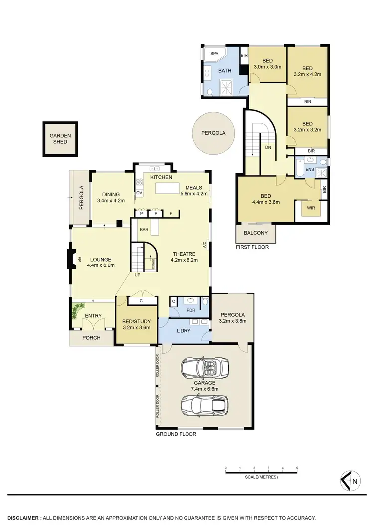 Floorplan of Homely house listing, 5 Krona Rise, Keilor Lodge VIC 3038