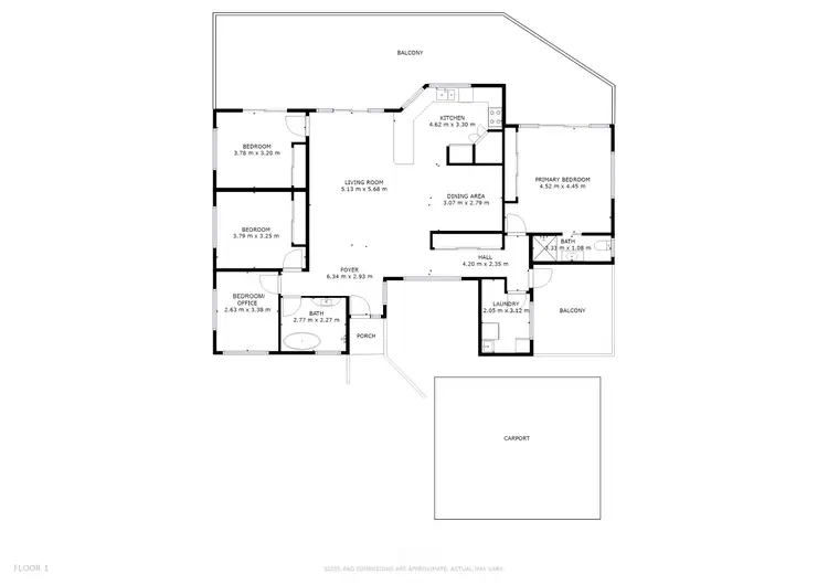 Floorplan of Homely house listing, 27 Douglas Track Road, Kamerunga QLD 4870