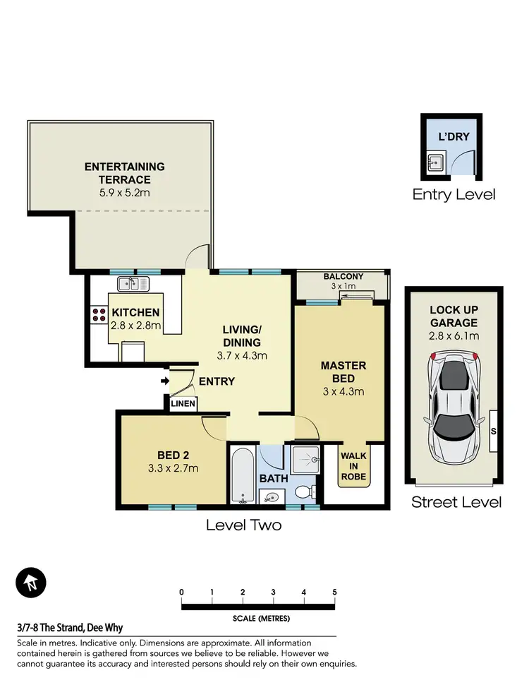 Floorplan of Homely apartment listing, 3/7-8 The Strand, Dee Why NSW 2099