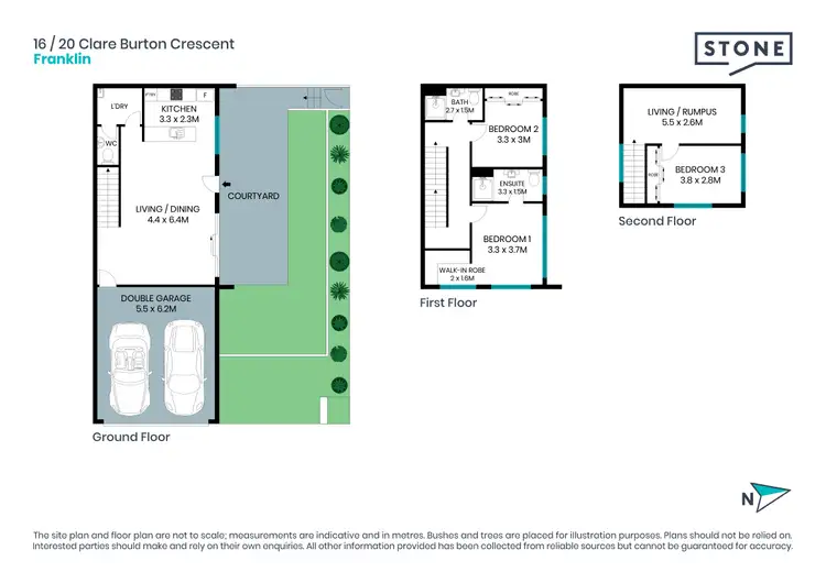 Floorplan of Homely house listing, 16/20 Clare Burton Crescent, Franklin ACT 2913