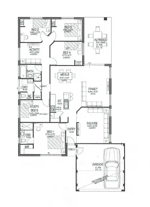 Floorplan of Homely house listing, 11 Kirkpatrick Court, Seville Grove WA 6112