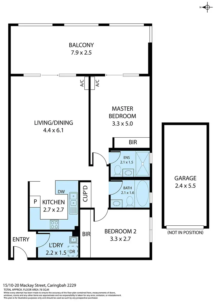 Floorplan of Homely unit listing, Level 2/15/10-20 MacKay Street, Caringbah NSW 2229