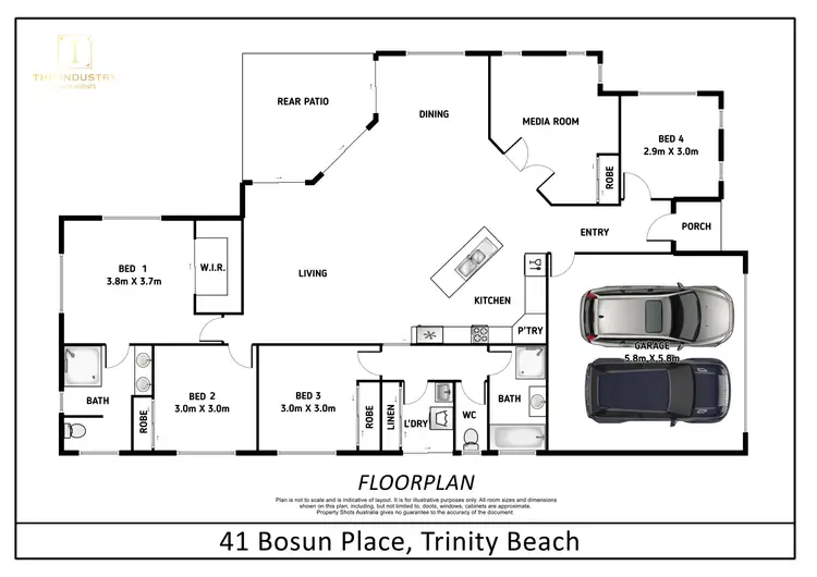 Floorplan of Homely house listing, 41 Bosun Place, Trinity Beach QLD 4879