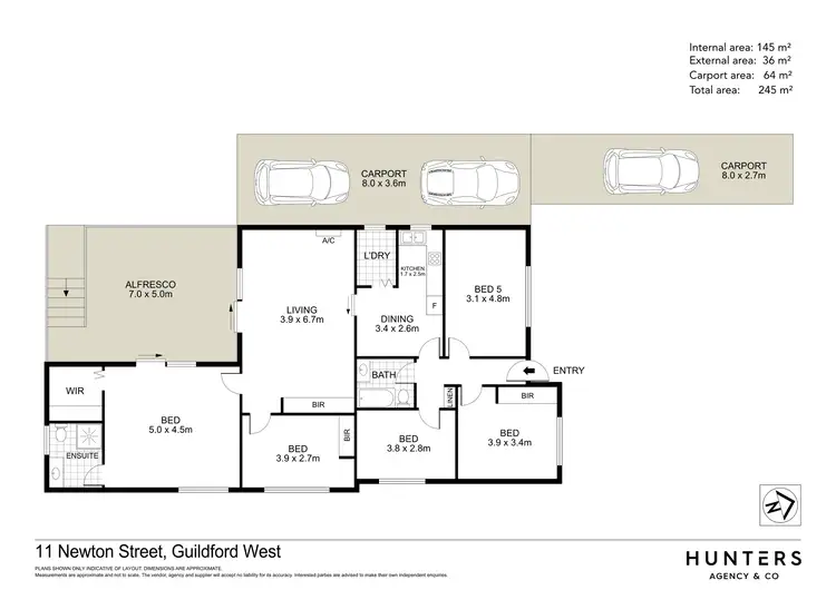 Floorplan of Homely house listing, 11 Newton Street, Guildford NSW 2161