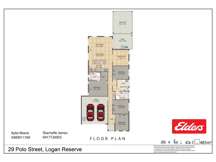 Floorplan of Homely house listing, 29 Polo Street, Logan Reserve QLD 4133