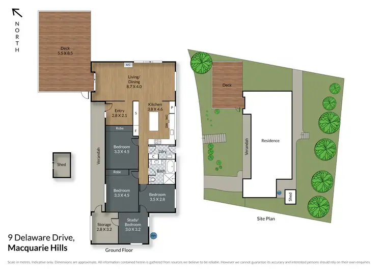 Floorplan of Homely house listing, 9 Delaware Drive, Macquarie Hills NSW 2285