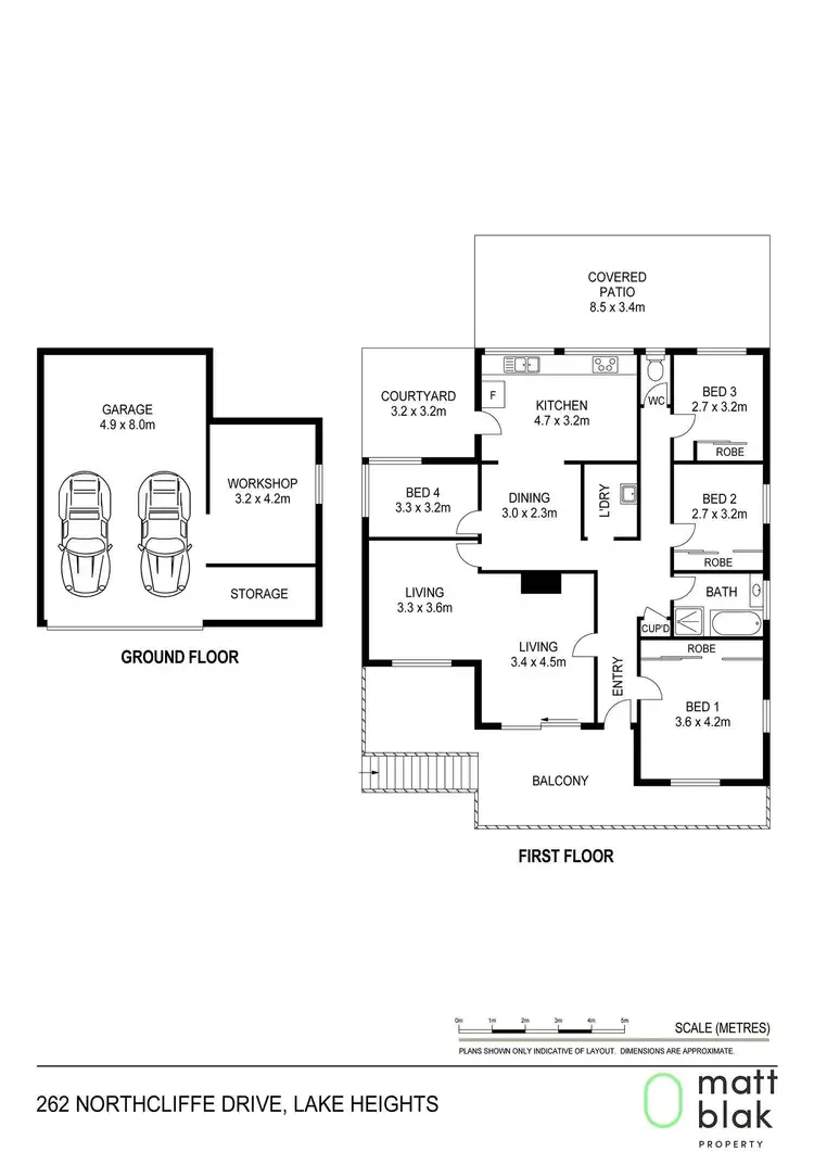 Floorplan of Homely house listing, 262 Northcliffe Drive, Lake Heights NSW 2502