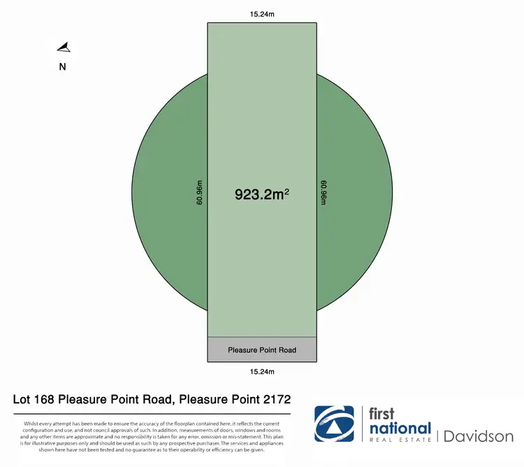 Floorplan of Homely land listing, LOT 168 Pleasure Point Road, Pleasure Point NSW 2172