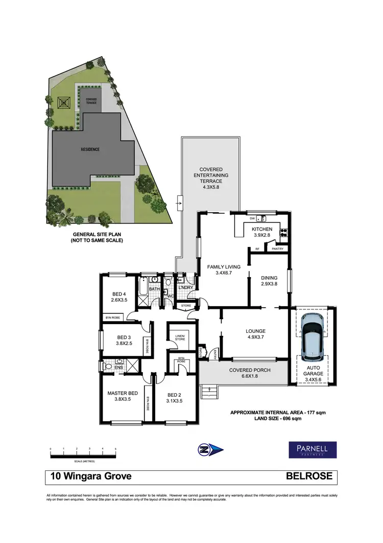 Floorplan of Homely house listing, 10 Wingara Grove, Belrose NSW 2085