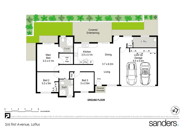 Floorplan of Homely villa listing, 5/6-8 First Avenue, Loftus NSW 2232
