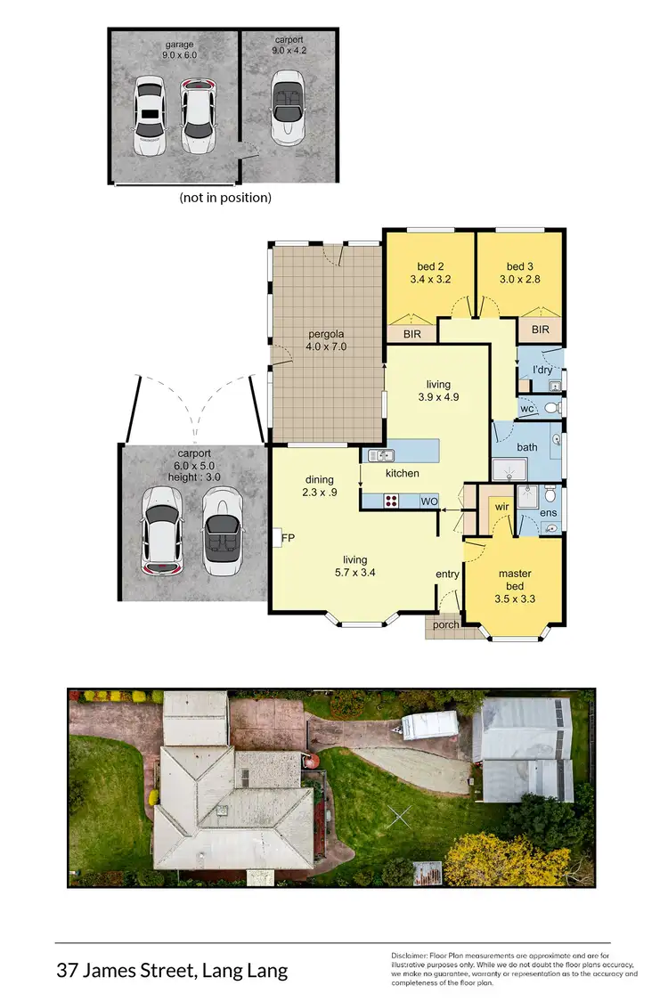 Floorplan of Homely house listing, 37 James Street, Lang Lang VIC 3984