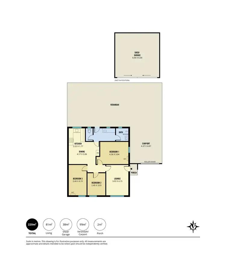 Floorplan of Homely house listing, 2 Edward Court, Mansfield Park SA 5012