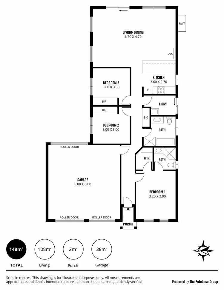 Floorplan of Homely house listing, 8 Kakadu Drive, Morphett Vale SA 5162