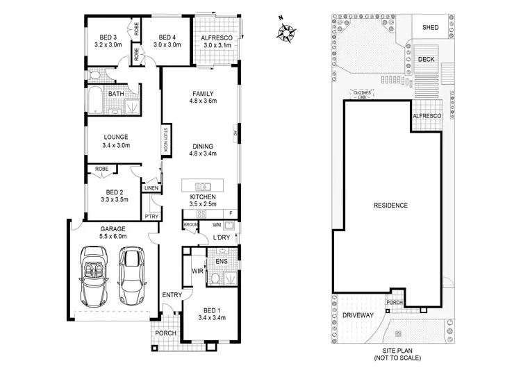 Floorplan of Homely house listing, 36 Zenith Road, Beveridge VIC 3753