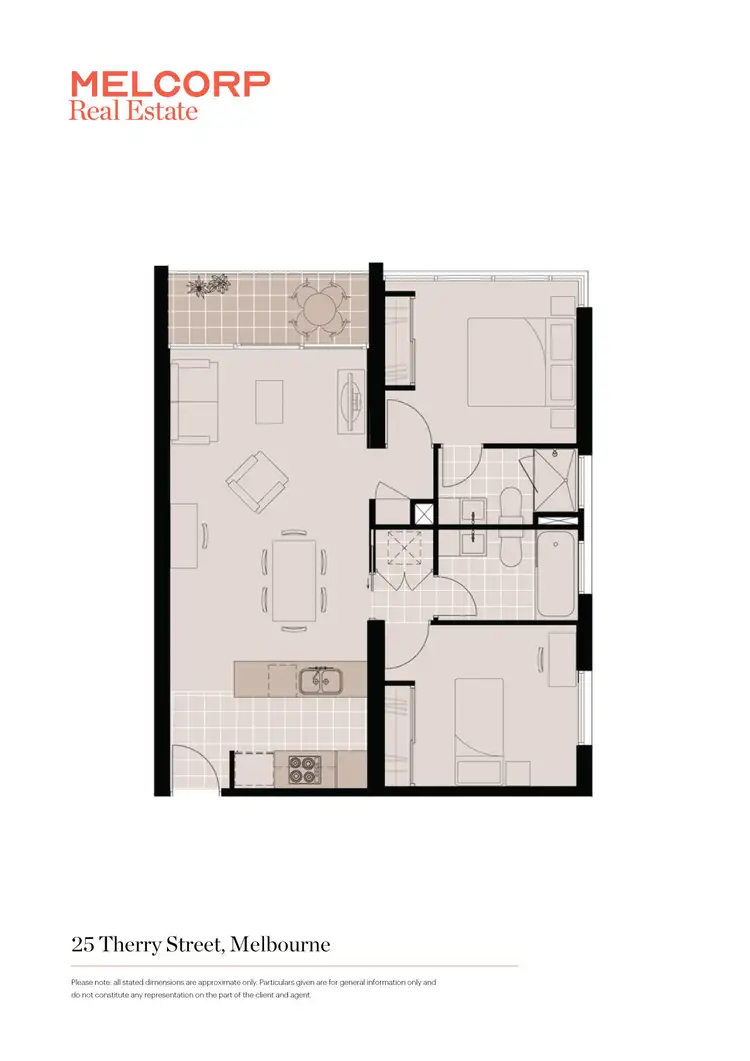 Floorplan of Homely apartment listing, 1910/25 Therry Street, Melbourne VIC 3000