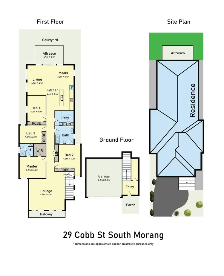Floorplan of Homely house listing, 29 Cobb Street, South Morang VIC 3752