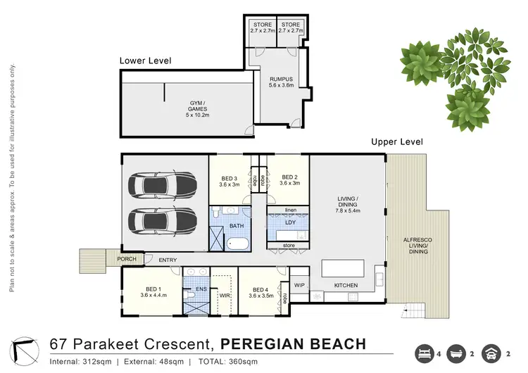 Floorplan of Homely house listing, 67 Parakeet Crescent, Peregian Beach QLD 4573