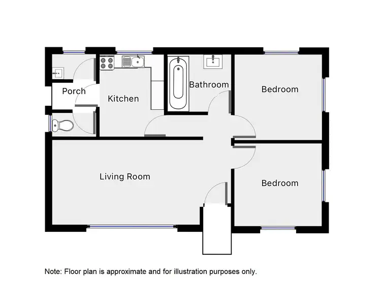 Floorplan of Homely house listing, 4 Murray Avenue, Red Cliffs VIC 3496