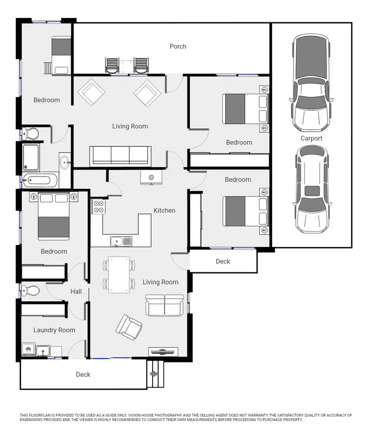 Floorplan of Homely house listing, 3 Goulburn Avenue, Red Cliffs VIC 3496