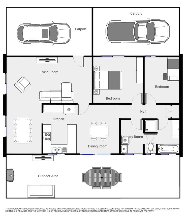 Floorplan of Homely house listing, 641 Koorlong Avenue, Irymple VIC 3498