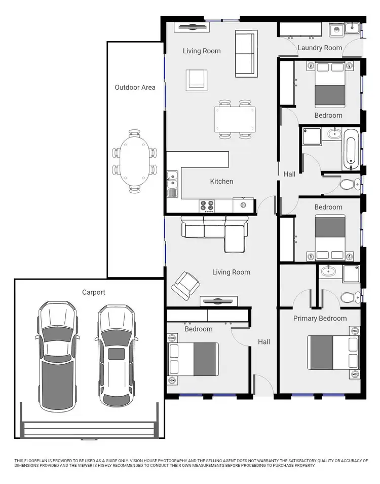 Floorplan of Homely house listing, 210 Pitman Avenue, Buronga NSW 2739