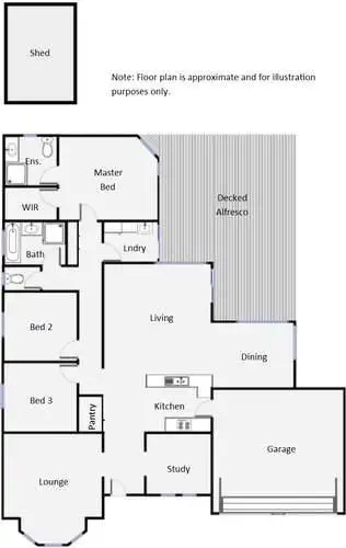 Floorplan of Homely house listing, 129 Wood Street, Gol Gol NSW 2738