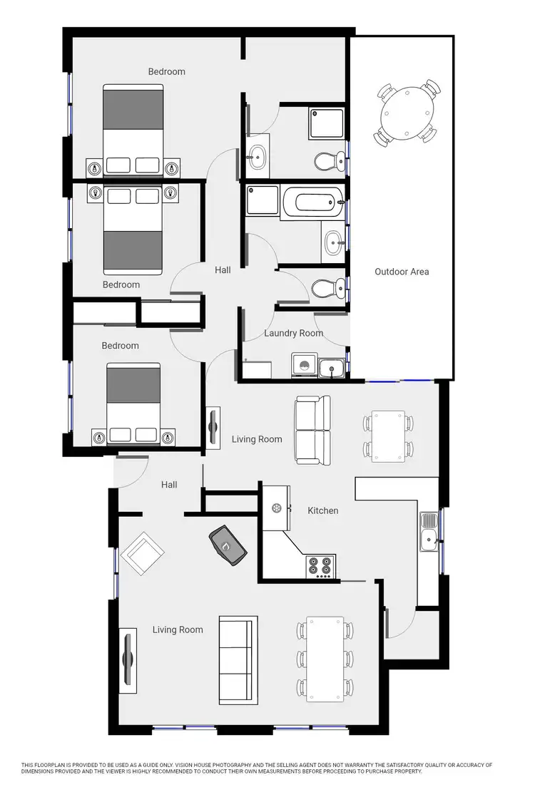 Floorplan of Homely house listing, 9 Trafalgar Drive, Mildura VIC 3500