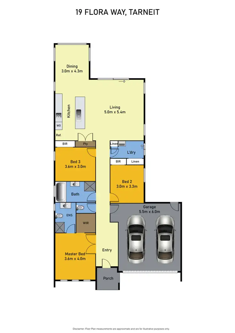 Floorplan of Homely house listing, 19 Flora Way, Tarneit VIC 3029