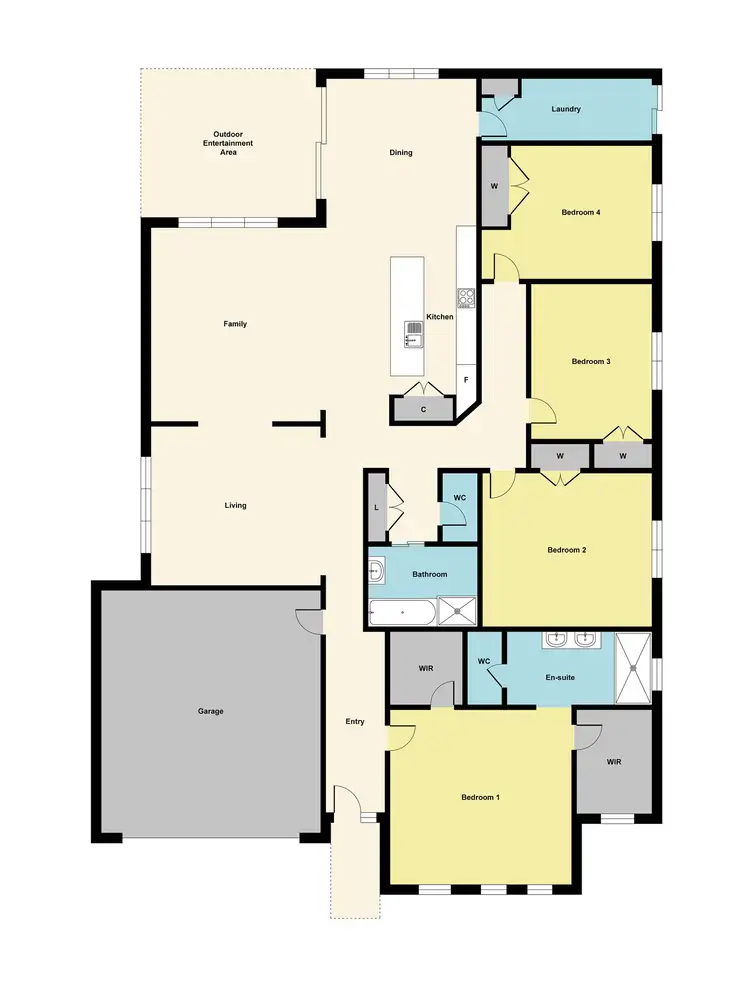 Floorplan of Homely house listing, 25 Lancaster Street, Alfredton VIC 3350