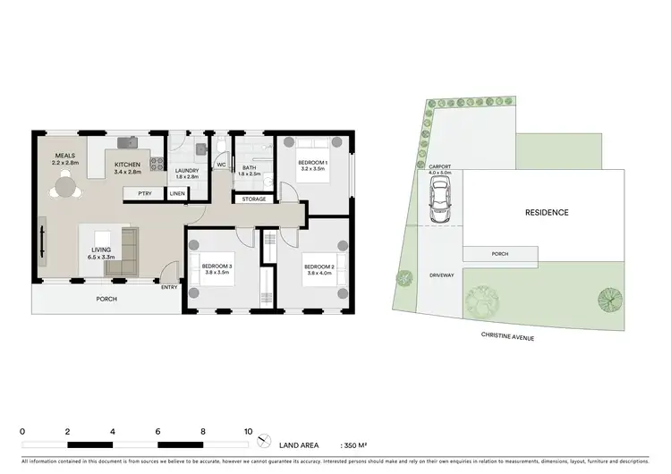 Floorplan of Homely unit listing, 1/14 Christine Avenue, Alfredton VIC 3350