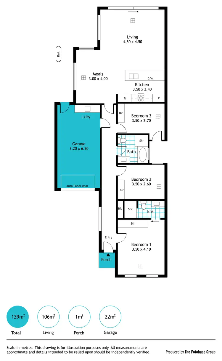 Floorplan of Homely house listing, 12B Exmoor Avenue, Oaklands Park SA 5046