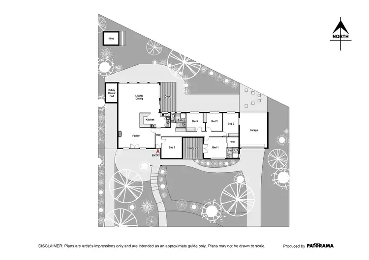 Floorplan of Homely house listing, 21 Dugan Street, Deakin ACT 2600